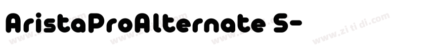 AristaProAlternate S字体转换